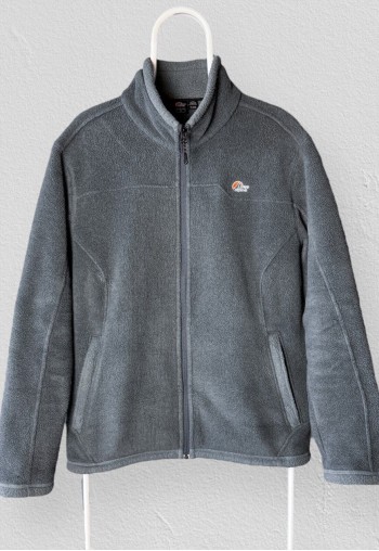 Lowe Alpine Grey Polartec Fleece Jacket Womens XL